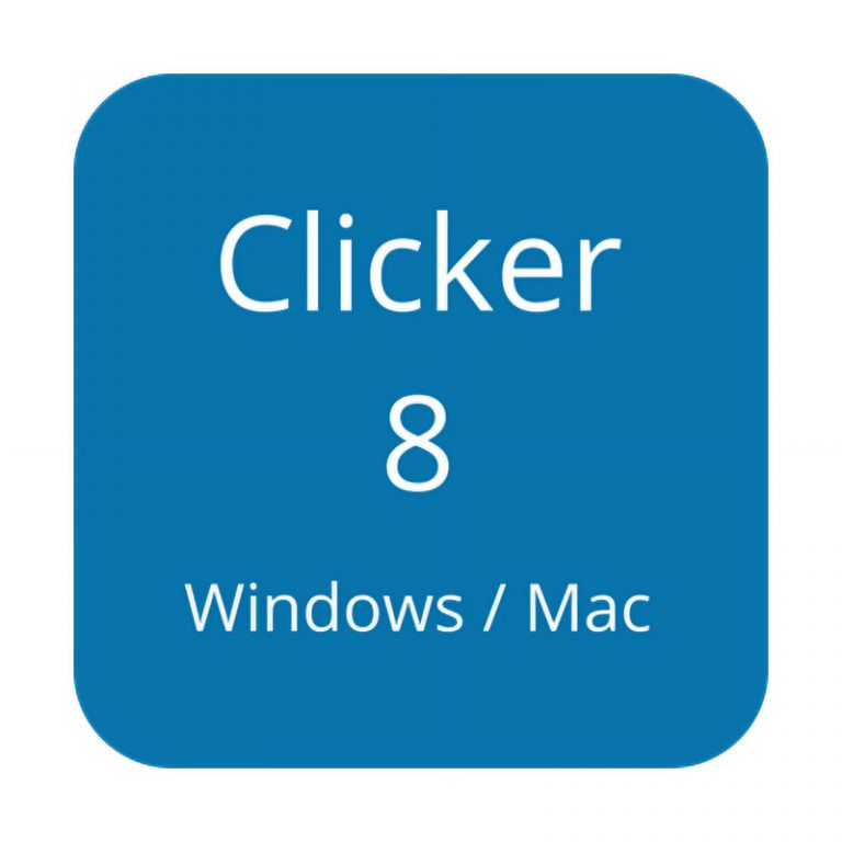 Clicker 8 for Windows / Mac Assistive Technology