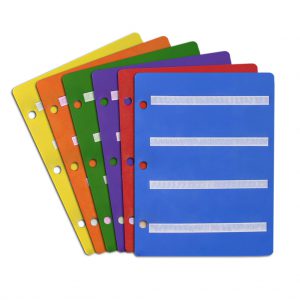 Large PECS Insert Pages - Set Of 6 For Communication Books With Color-Coded Tabs