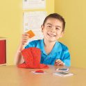 Tasselli Tac-Tiles Impara le Consistenze - 20 Tasselli + 10 Schede LEARNING RESOURCES - LER9075