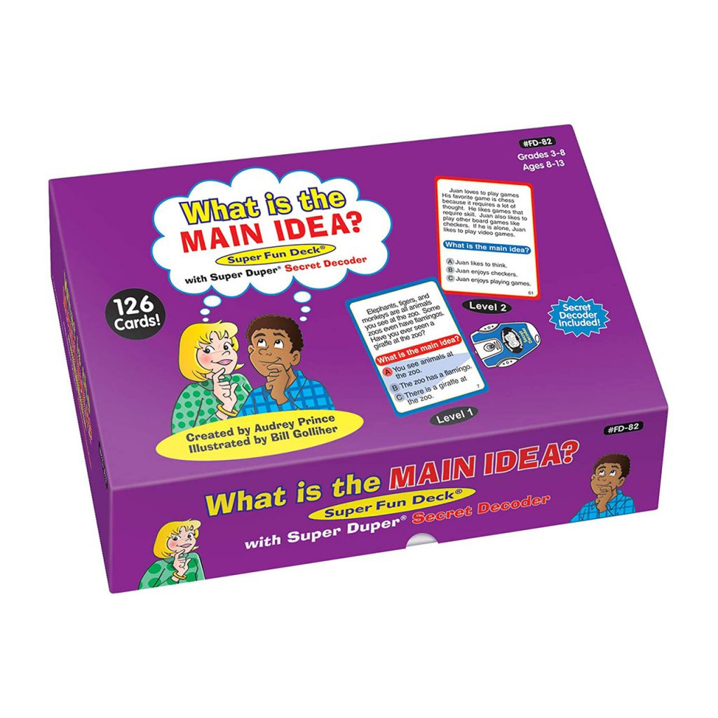 What Is The Main Idea Super Fun Deck Assistive Technology