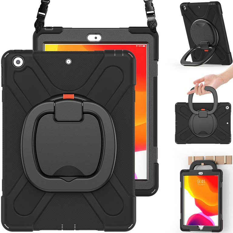 BRAECN iPad Case with Shoulder Strap Assistive Technology