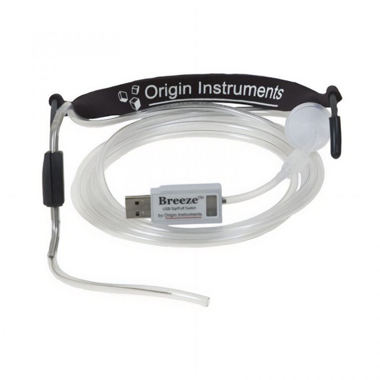 Sip/Puff Switch with Headset Assistive Technology