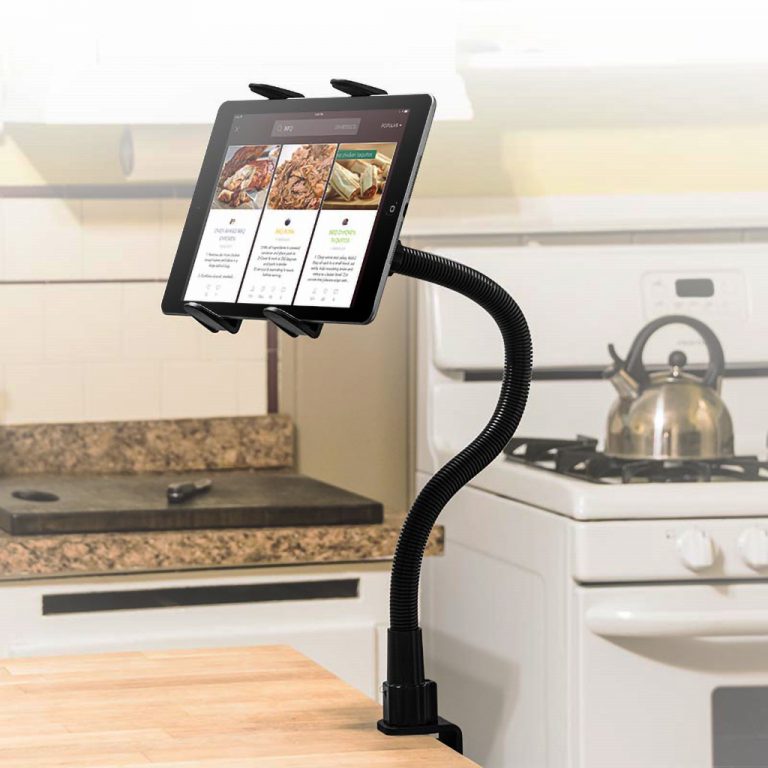 Arkon HeavyDuty Table or Desk Tablet Clamp Mount with 22″ Gooseneck