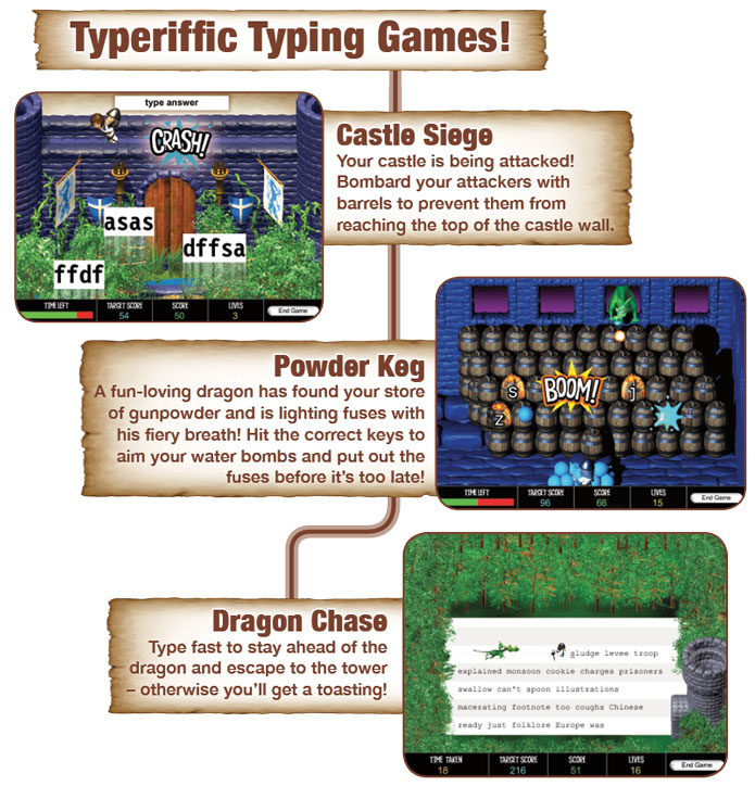 Minicurso Digitação] 2.8)Typing: Jogos Type Toss 
