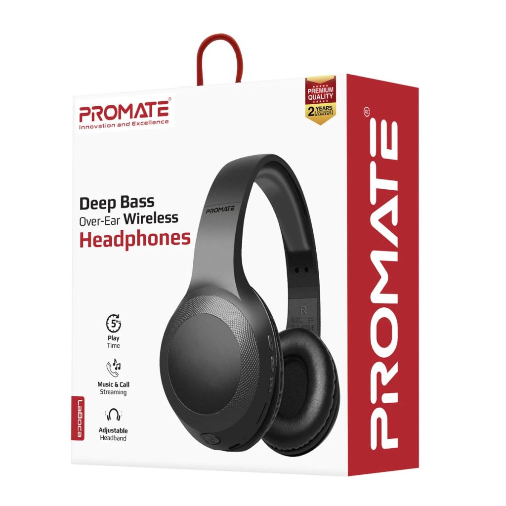 Promate LaBoca Over-Ear Bluetooth Headphones - Image 2