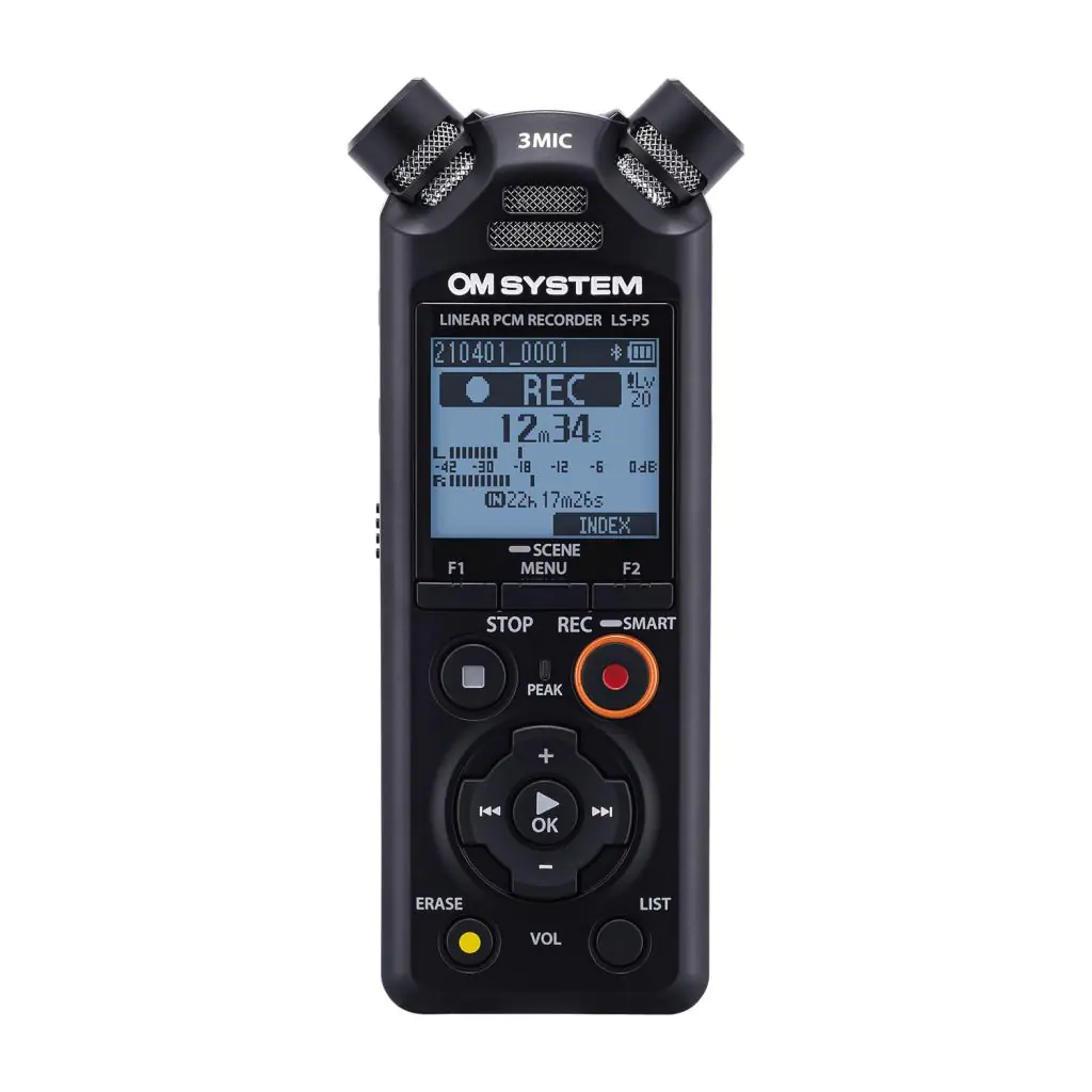 OM SYSTEM LS-P5 Digital Voice Recorder