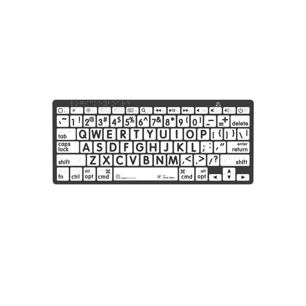 LogicKeyboard Mini Bluetooth Keyboard Keyboard - Braille & Large Print