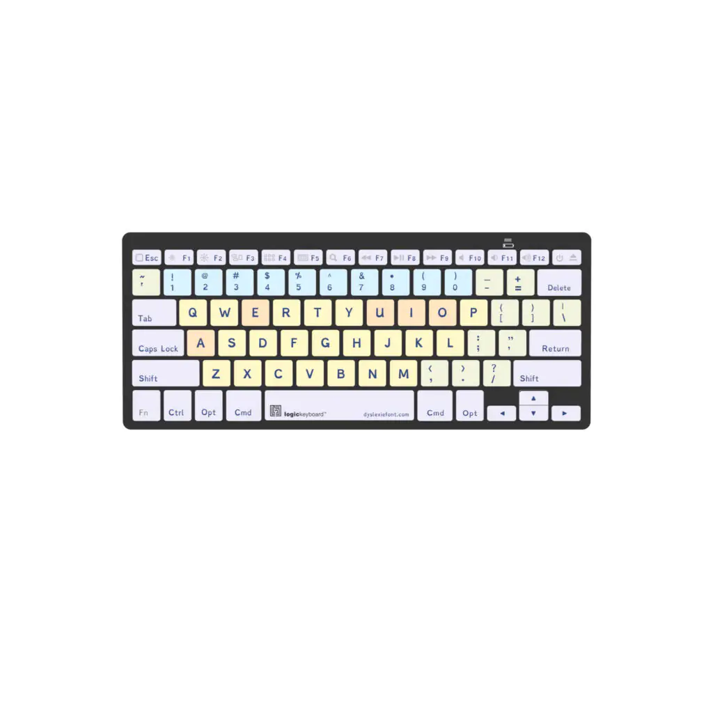 LogicKeyboard Mini Bluetooth Keyboard Keyboard - Dyslexie