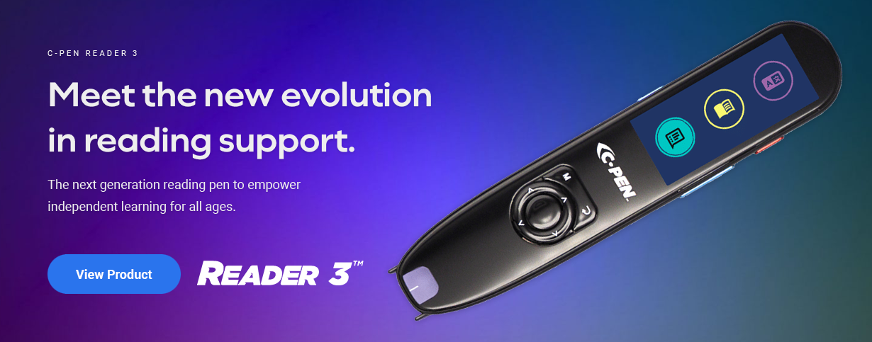 The next generation reading pen to empower independent learning for all ages.